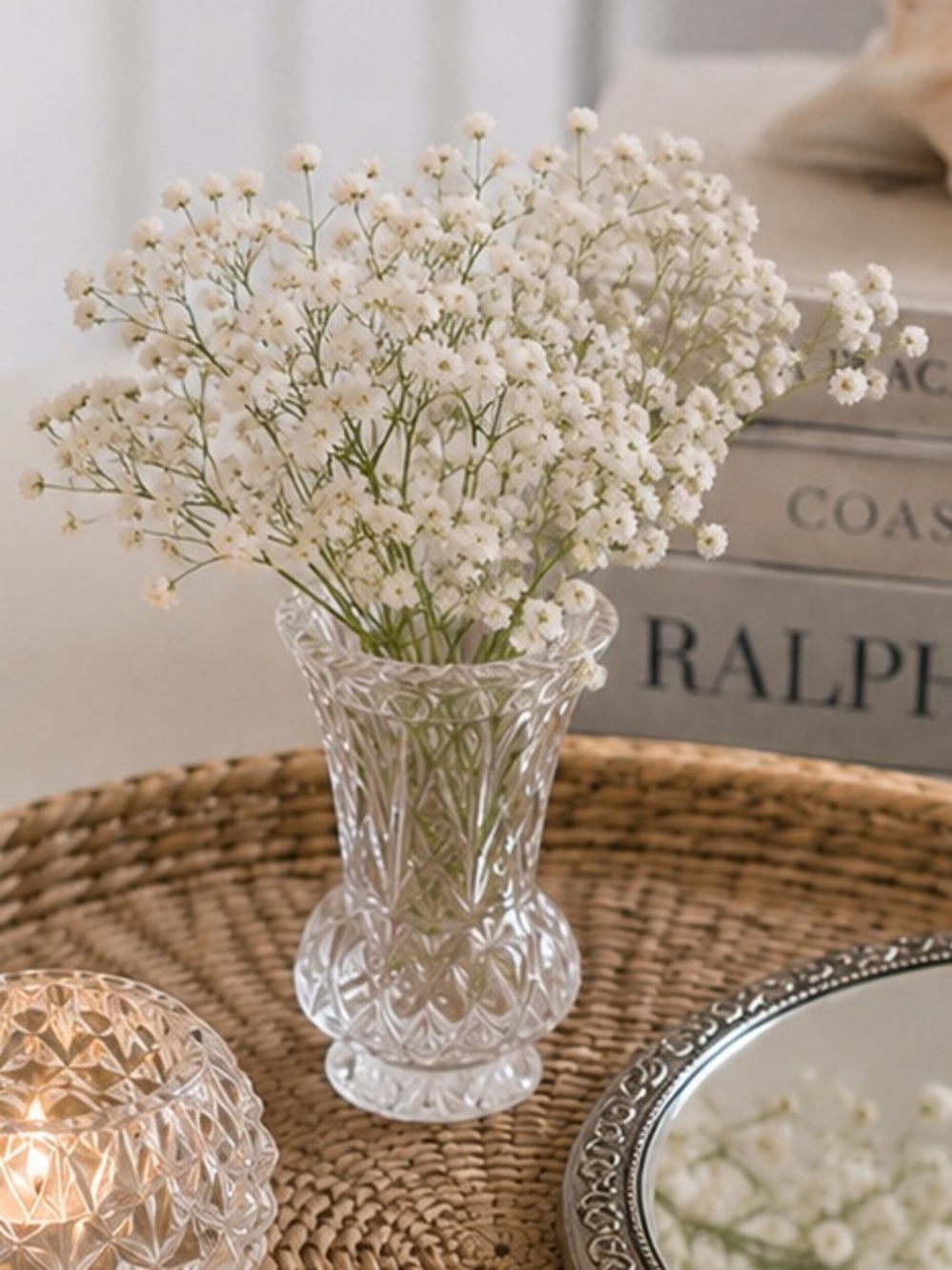 Vintage Crystal Bud Vase